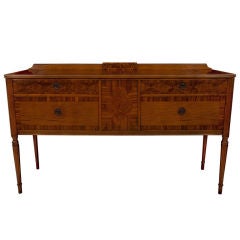 Antique American Hepplewhite Rosewood and Mahogany Sideboard