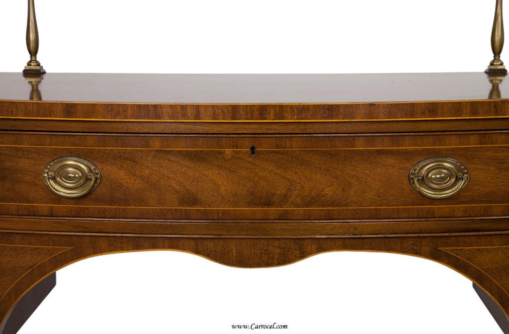 Antique Mahogany American Kittinger Sideboard Buffet Hepplewhite at 1stDibs