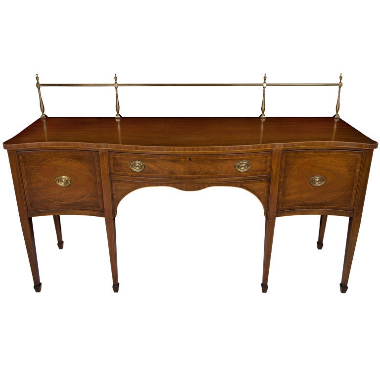 Antique Mahogany American Kittinger Sideboard Buffet Hepplewhite at 1stDibs