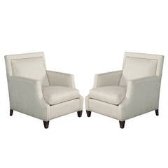 Pair of Charlas Custom Lounge Chairs 9