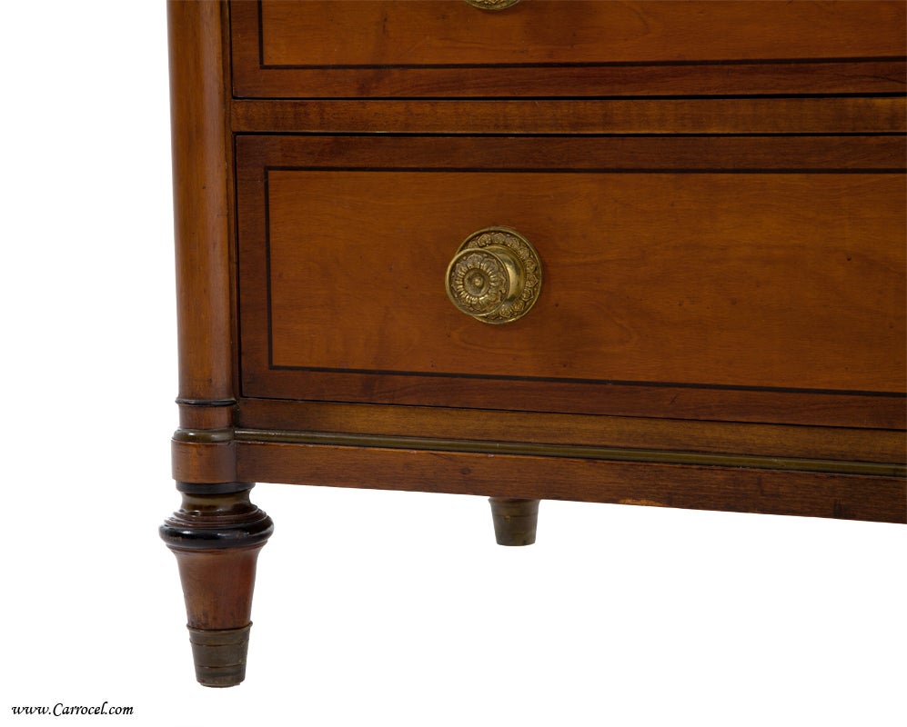 Antique Kittinger Mahogany Bedroom Chest Highboy Dresser 1