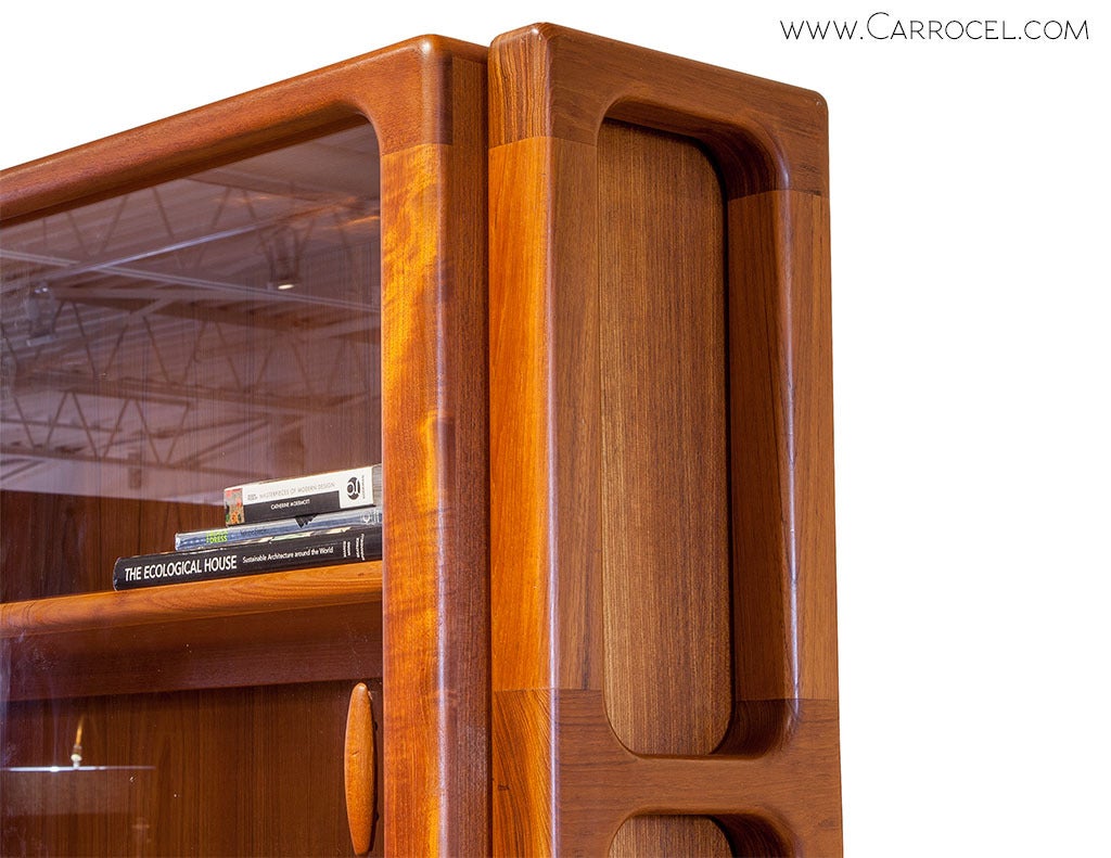 20th Century Mid-Century Modern Teak Display Cabinet