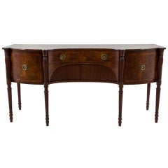 Antique  Mahogany English Sideboard by Schmieg and Kotzian