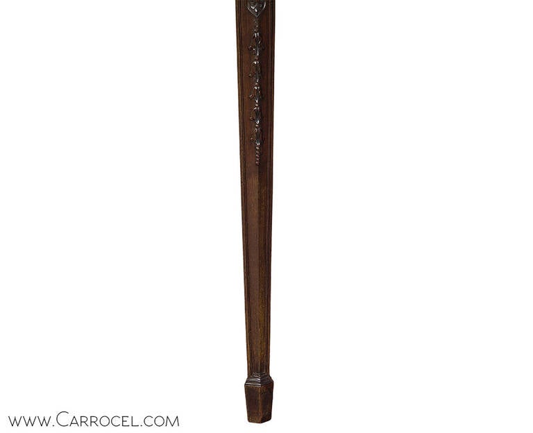 Mid-20th Century Antique Carved, Two-Tone Console Table