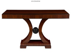 Rosewood Art Deco Modern Console Hall Entrance Table