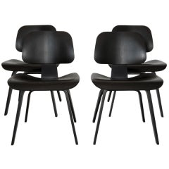 Vintage Eames DCW Dining Chairs for Herman Miller