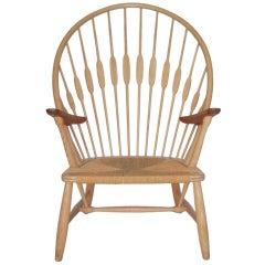 Fine Danish 'Peacock' Chair by Hans Wegner for Johannes Hansen