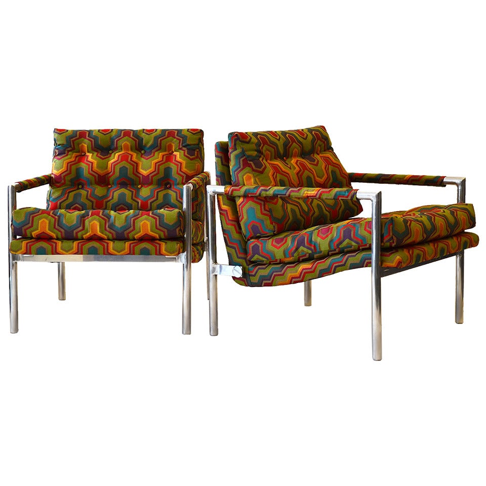 Pair of Lounge Chairs in Manner of Harvey Probber