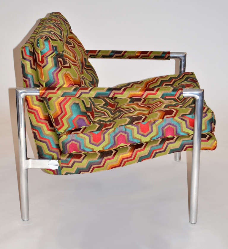 Mid-20th Century Pair of Lounge Chairs in Manner of Harvey Probber