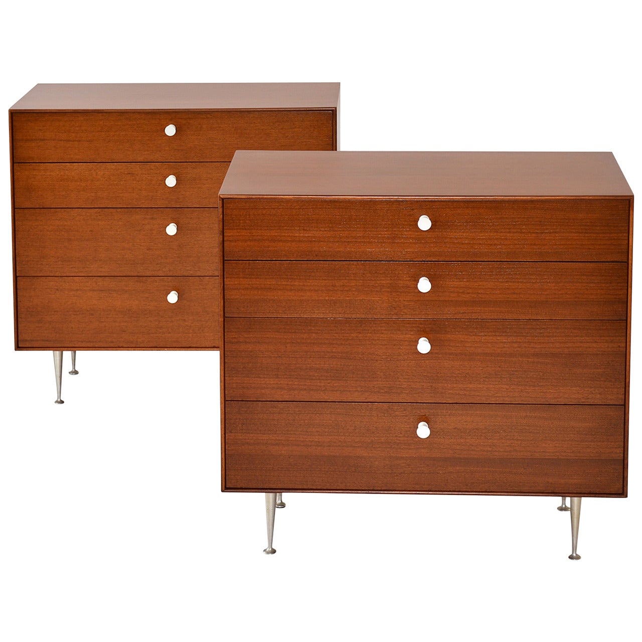 Pair of Thin Edge Chests by George Nelson for Herman Miller