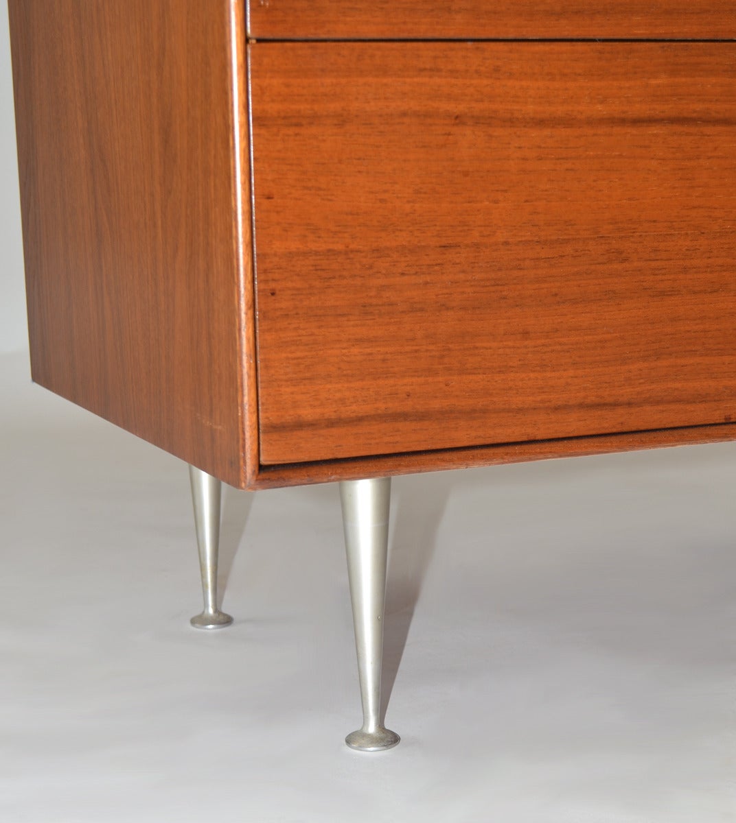 Steel Pair of Thin Edge Chests by George Nelson for Herman Miller