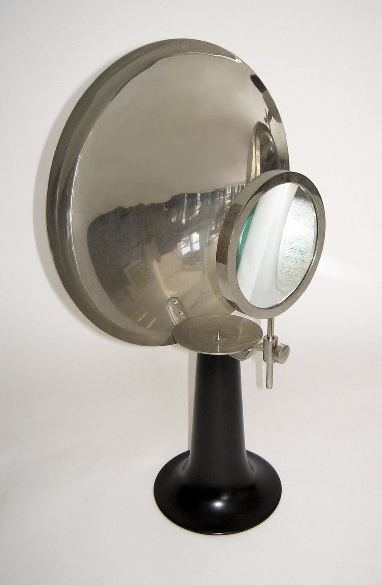 parabolic candle magnifier