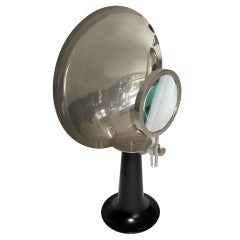 19th C. Parabolic Magnifier Medical Lamp Device