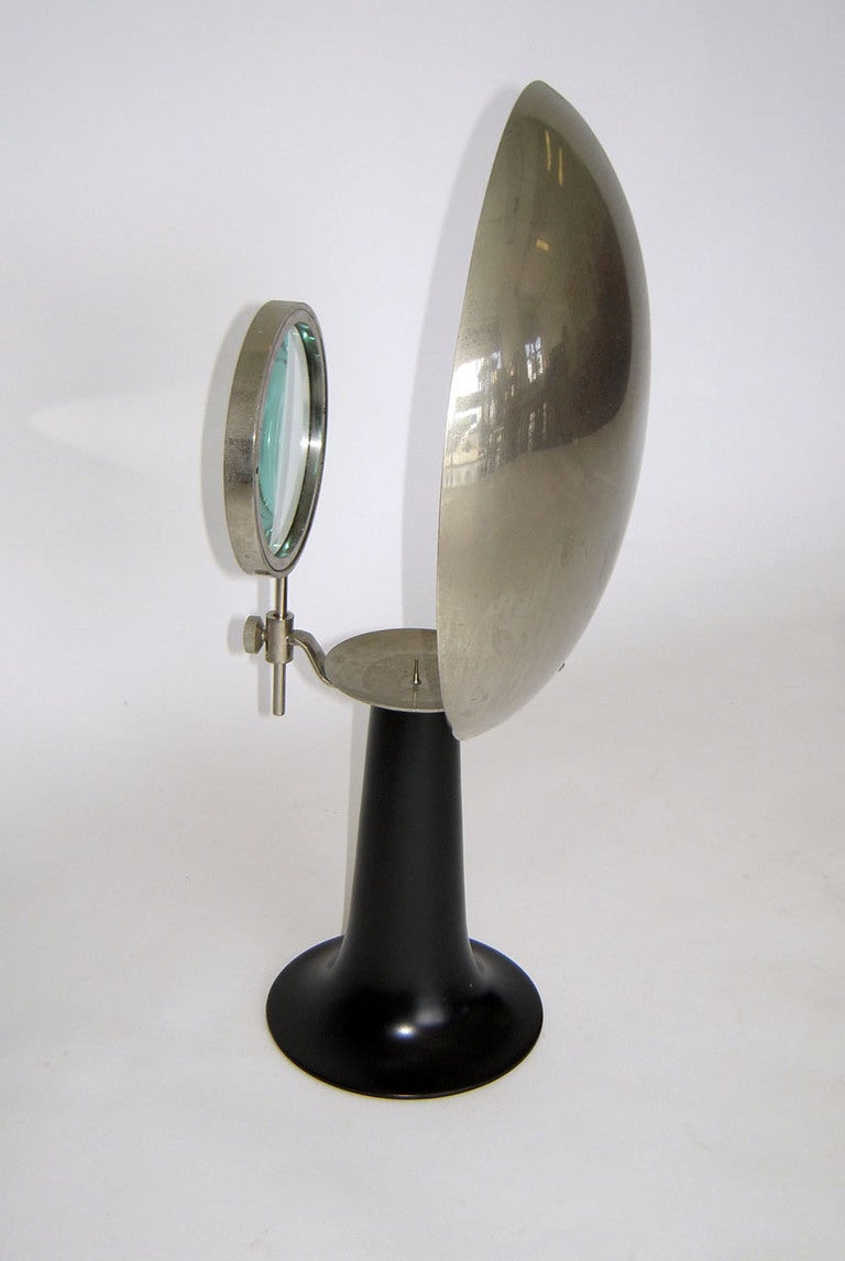 19th Century 19th C. Parabolic Magnifier Medical Lamp Device