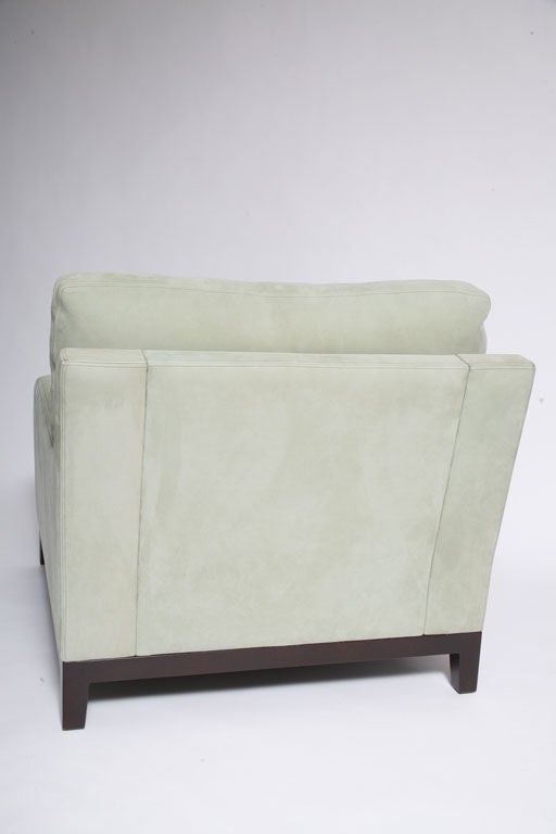 20th Century Luxurious Suede  Lounge Chairs by Christian Liaigre