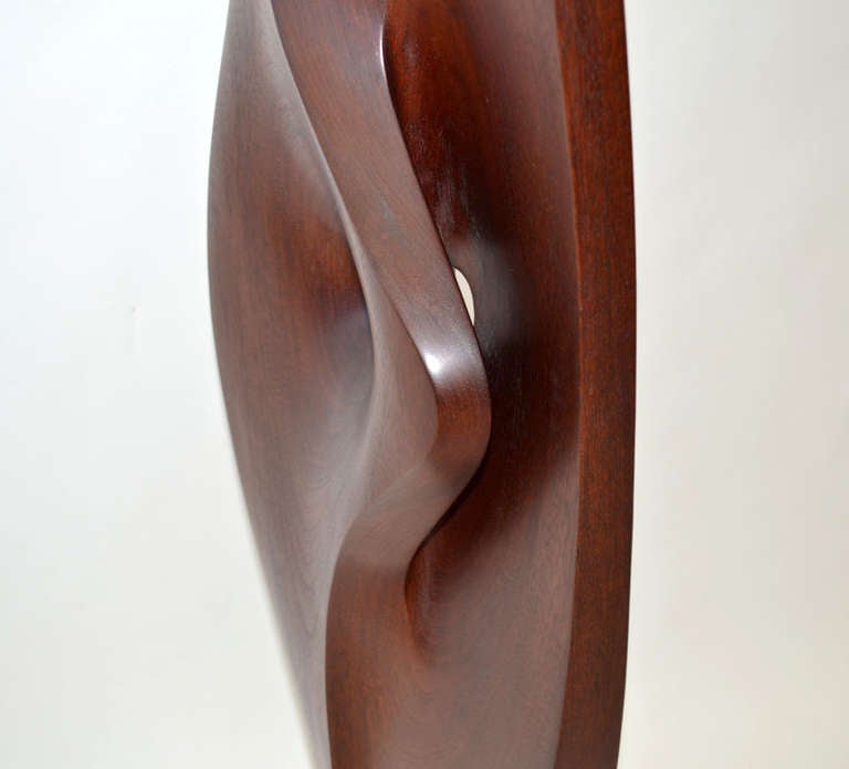 American Stunning Organic Form Floor Sculpture by Henry Moretti