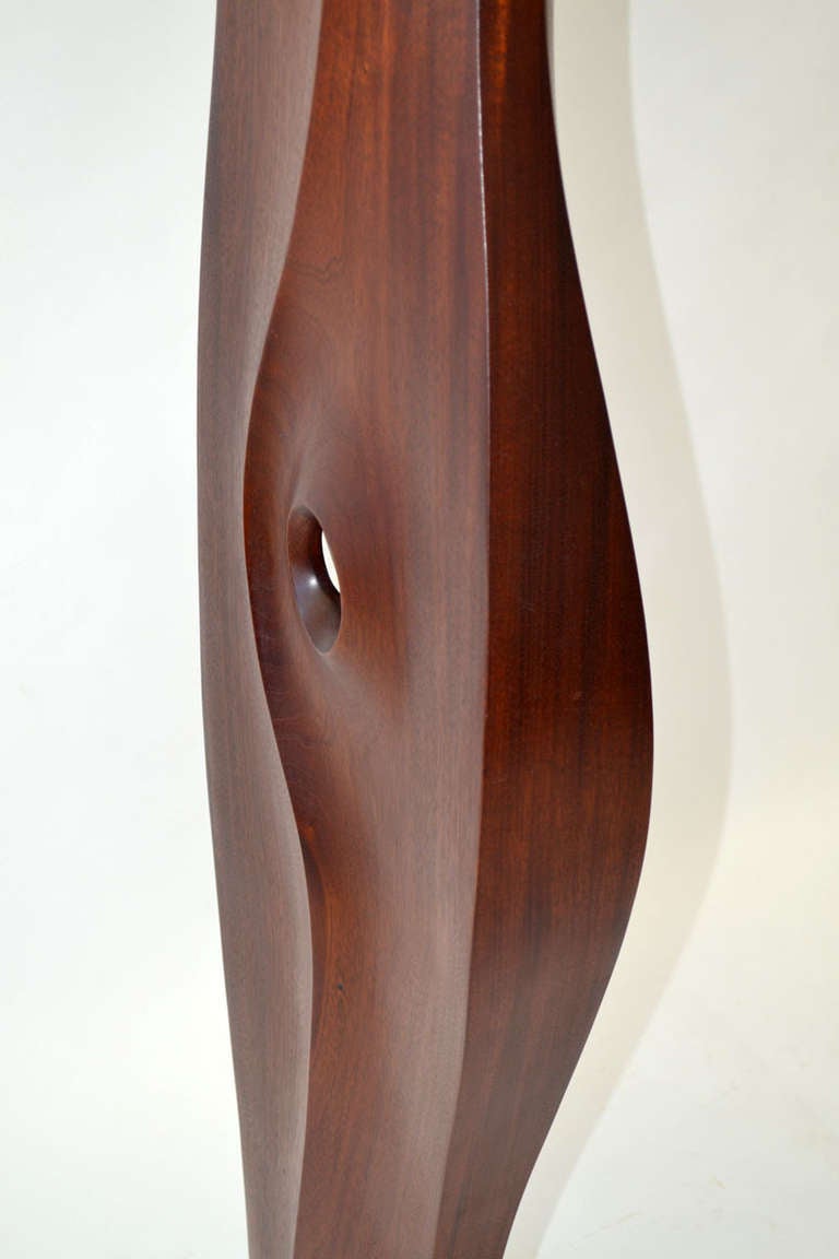 Stunning Organic Form Floor Sculpture by Henry Moretti In Good Condition In Ft Lauderdale, FL