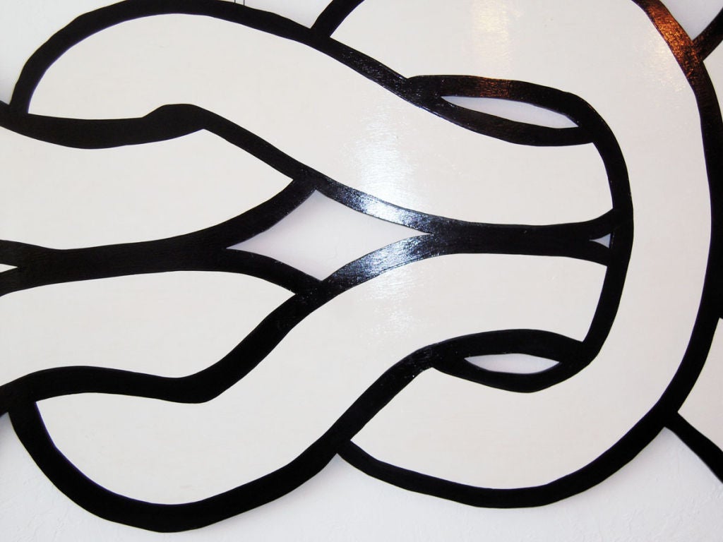 "Knot for You" Monumental Pop Art Oil on Board