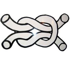 "Knot for You" Monumental Pop Art Oil on Board