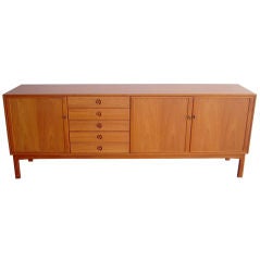 Sleek Mid-Century Swedish Buffet Cabinet