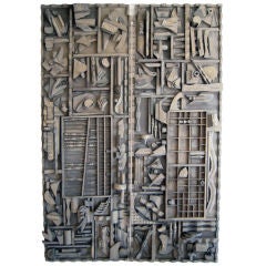 Monumental Pair of Wall Sculptures after Louise Nevelson