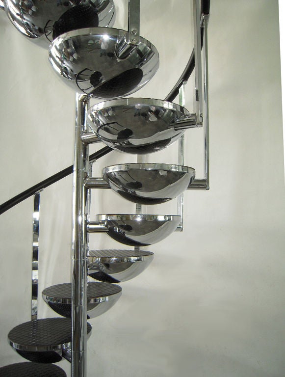 contemporary spiral staircase