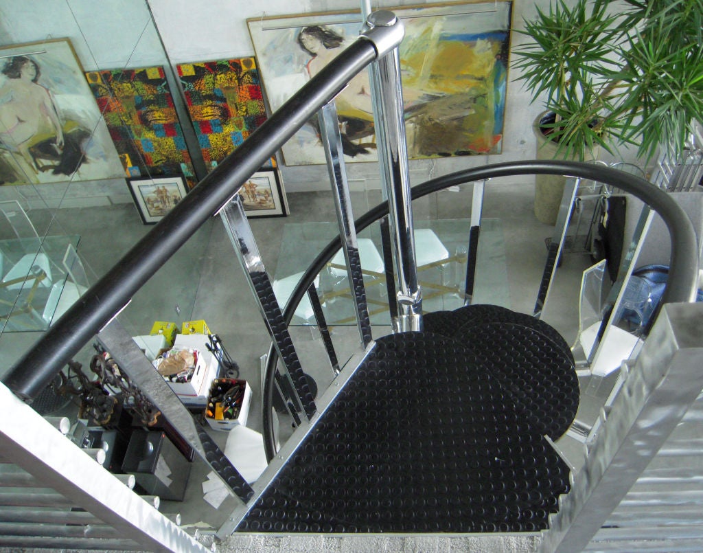 Late 20th Century The ultimate Modern Spiral Staircase