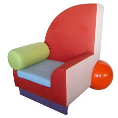 "Bel Air" Chair by Peter Shire for Memphis