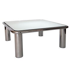 Chrome and Mirror Coffee or Cocktail Table, 1960s, Italian Design 8