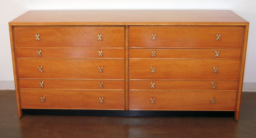 Mid-Century Modern Dresser or Chest of Drawers by Paul Frankl, 1950s Modern
