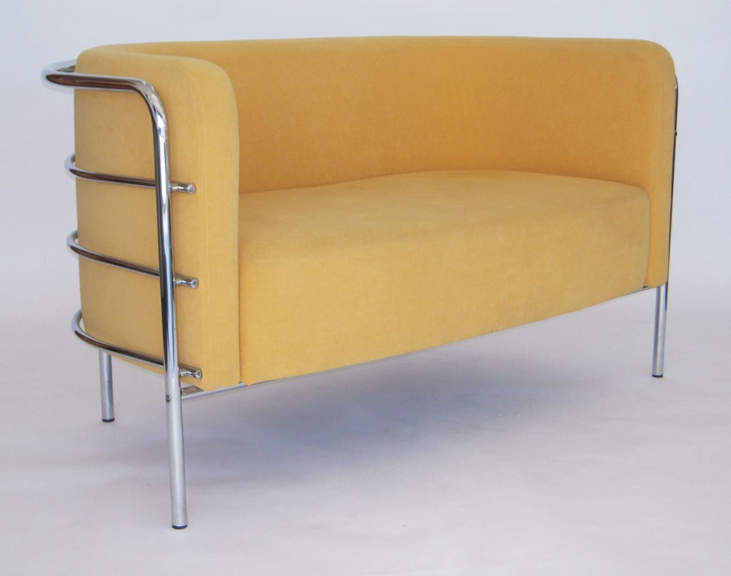 Petite Modernist Italian Settee