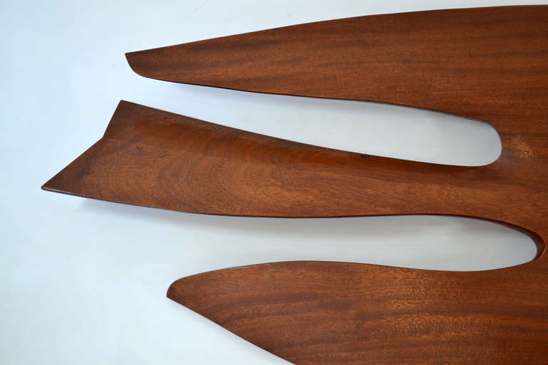 Large and Rare Wood Wall Sculpture by Clark Voorhees In Good Condition In Ft Lauderdale, FL