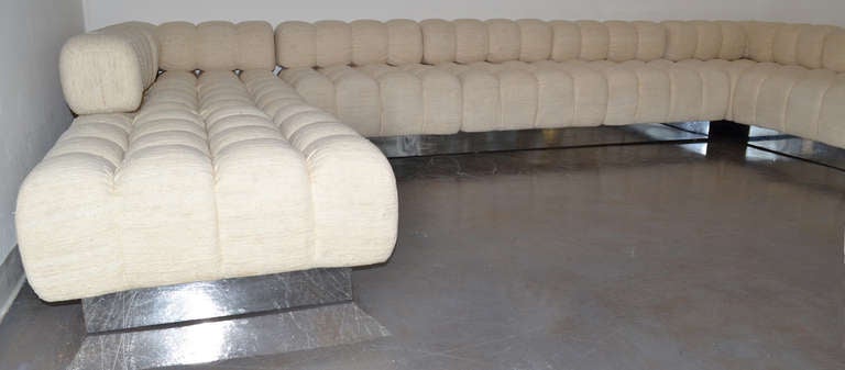 Rare 9 Piece Modular Sofa, 