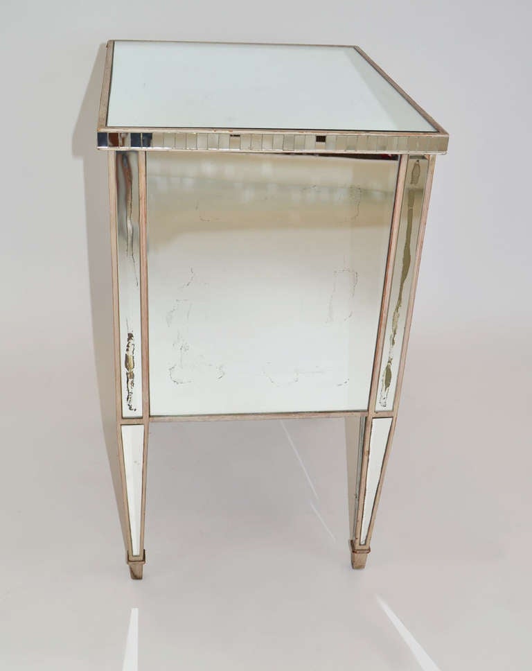 French 1940's Mirrored Night Stands 1