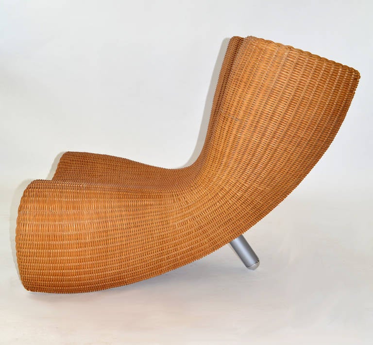 Marc Newson Wicker Chair for Idee, Australia, circa 1990 In Excellent Condition In Fort Lauderdale, FL