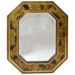 Acid Etched Brass Mirror by Bernhard Rohne