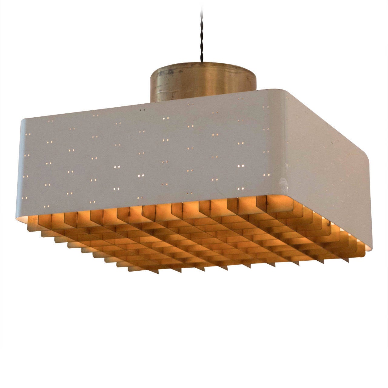 Paavo Tynell Ceiling Pendant, Model 9068, Finland, 1960 For Sale