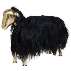 New Cast Bronze Sheep in the Manner of Claude Lalanne 7