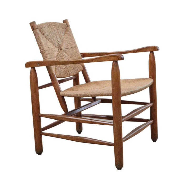 Charlotte Perriand Armchair, Model No. 21, France 1935