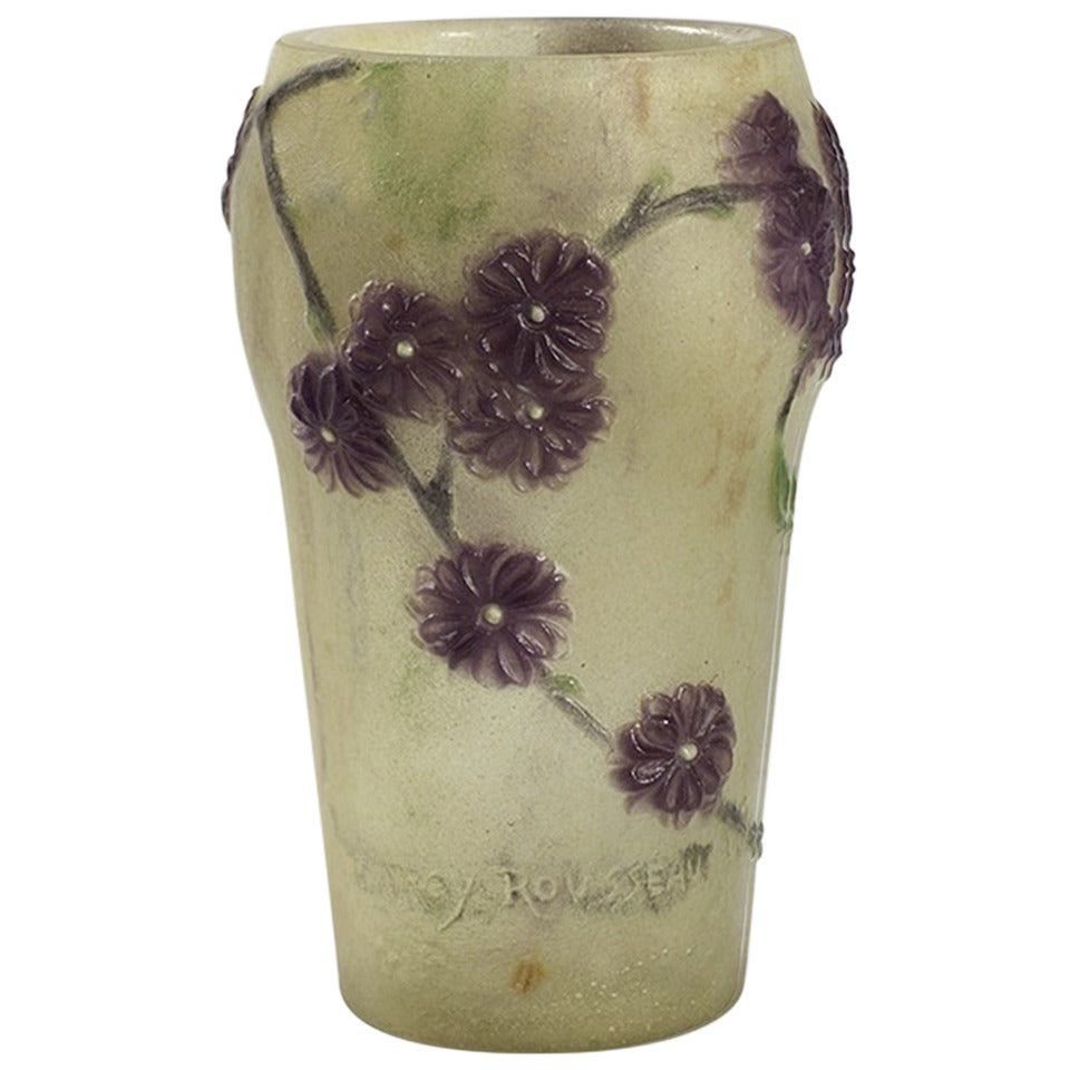 Gabriel Argy-Rousseau French Art Nouveau Pâte de Verre Vase