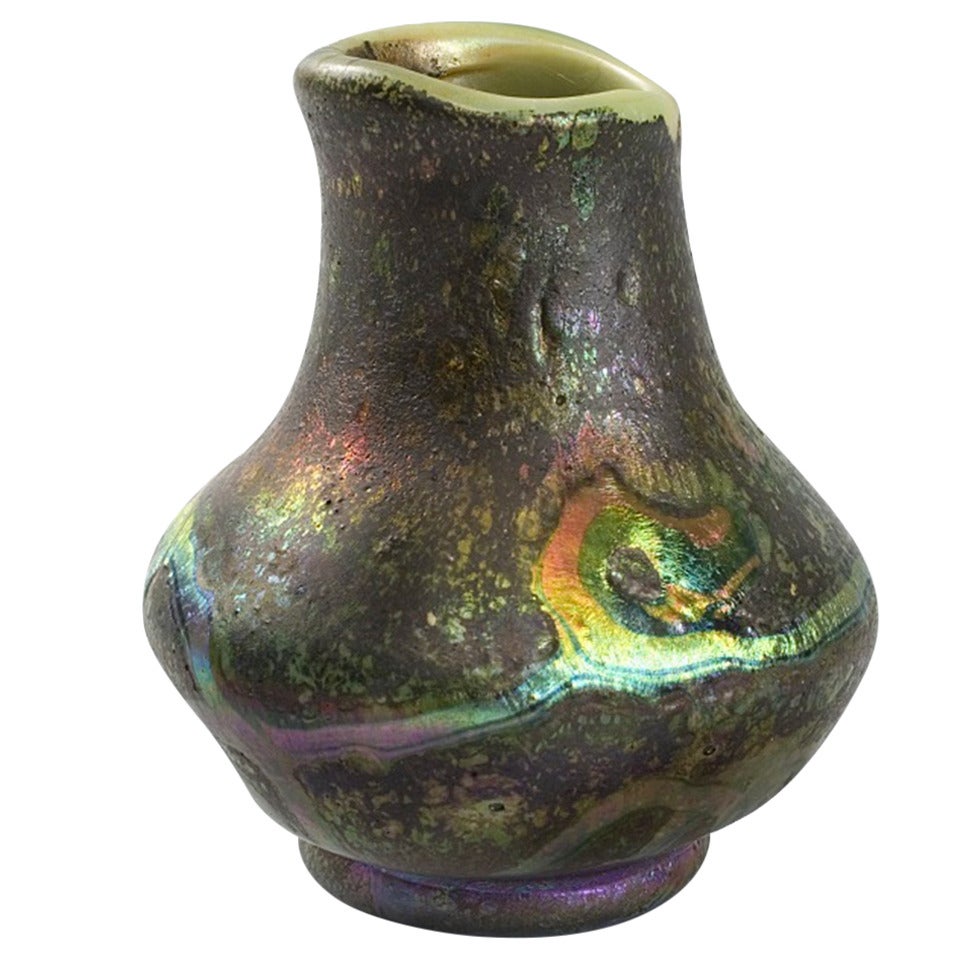 Tiffany Studios “Cypriote” Miniature Vase