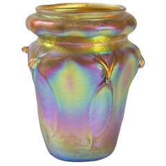 Tiffany Studios Favrile Vase with Prunts