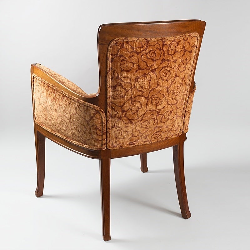 Louis Majorelle French Art Nouveau Armchair In Excellent Condition In New York, NY