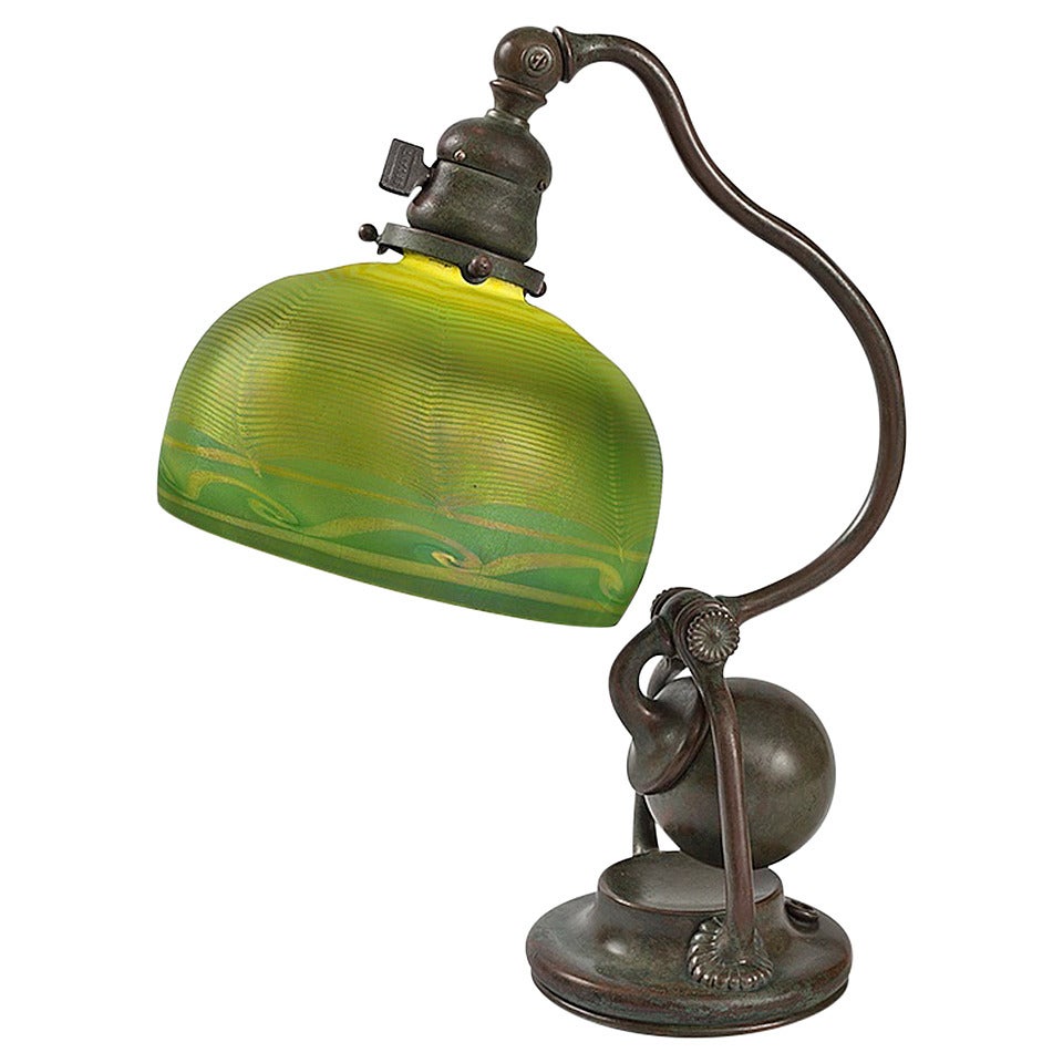 Tiffany Studios New York "Counter Balance" Desk Lamp