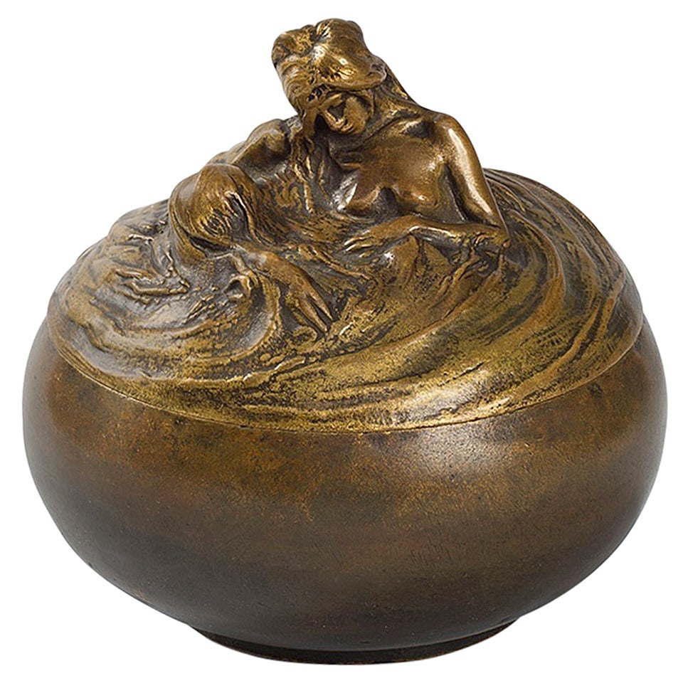 Charpentier French Art Nouveau Covered Box