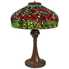 Antique Tiffany Studios New York "Azalea" Table Lamp