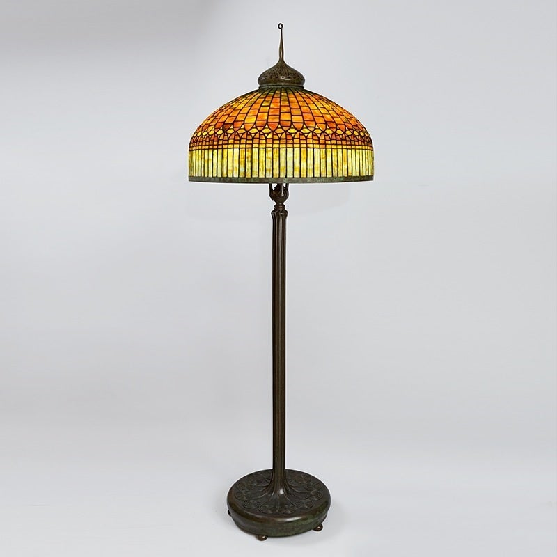 A Tiffany Studios New York floor lamp. A 