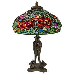 Tiffany Studios "Elaborate Peony" Table Lamp