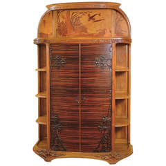 Louis Majorelle French Art Nouveau Armoire titled “La Mer"