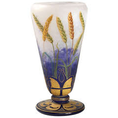 Daum Art Nouveau Glass Vase